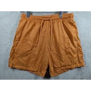 Nike Sportswear Tech Pack Mens MEDIUM Woven Casual Shorts Hot Curry DQ4298-808